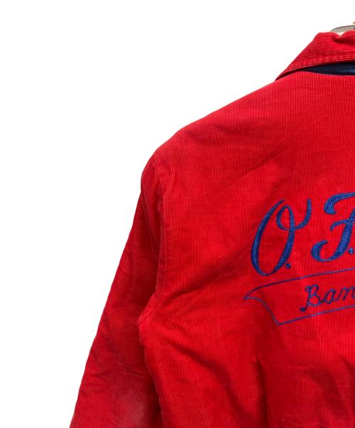 Park Regal（パーク リーガル）Park Regal (パーク リーガル) チェーン刺繍コーデュロイジャケット レッド サイズ:不明の古着・服飾アイテム