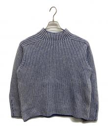 theory（セオリー）の古着「WARM CASH BICOLOR MOCK NK」｜ネイビー