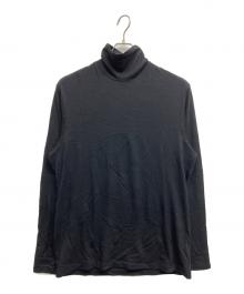 Yohji Yamamoto pour homme（ヨウジヤマモト プールオム）の古着「Yohji Yamamoto pour homme　ヨウジヤマモト プールオム　ウールタートルネックカットソー」｜ブラック