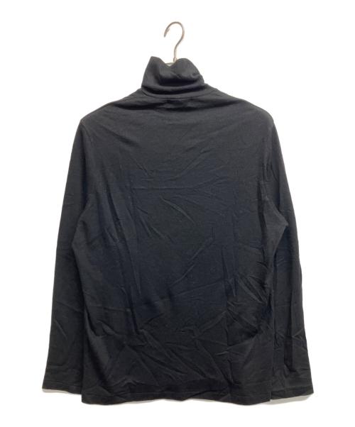Yohji Yamamoto pour homme（ヨウジヤマモト プールオム）Yohji Yamamoto pour homme (ヨウジヤマモト プールオム) Yohji Yamamoto pour homme　ヨウジヤマモト プールオム　ウールタートルネックカットソー ブラック サイズ:3の古着・服飾アイテム