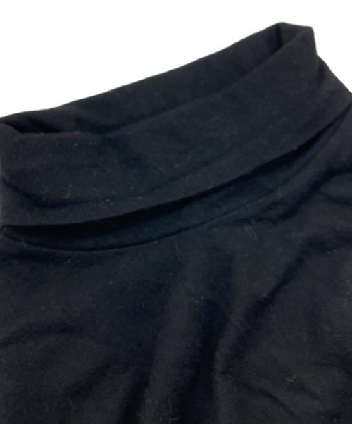 Yohji Yamamoto pour homme（ヨウジヤマモト プールオム）Yohji Yamamoto pour homme (ヨウジヤマモト プールオム) Yohji Yamamoto pour homme　ヨウジヤマモト プールオム　ウールタートルネックカットソー ブラック サイズ:3の古着・服飾アイテム