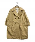 ticcaティッカ）の古着「トレンチテントコート」｜ベージュ