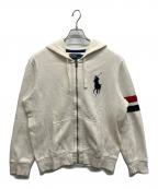 POLO RALPH LAURENポロ・ラルフローレン）の古着「ビックポニージップパーカー」｜ホワイト