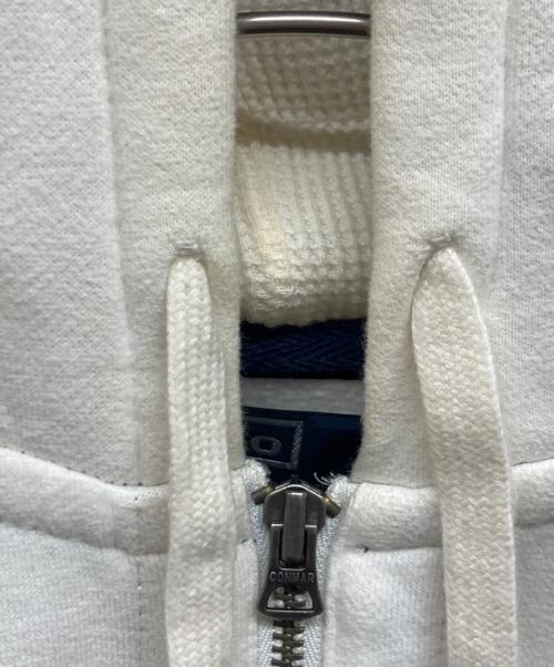POLO RALPH LAUREN（ポロ・ラルフローレン）POLO RALPH LAUREN (ポロ・ラルフローレン) ビックポニージップパーカー ホワイト サイズ:Lの古着・服飾アイテム