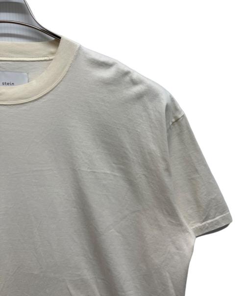 stein（シュタイン）stein (シュタイン) PRINT TEE -POST- ホワイト サイズ:Sの古着・服飾アイテム