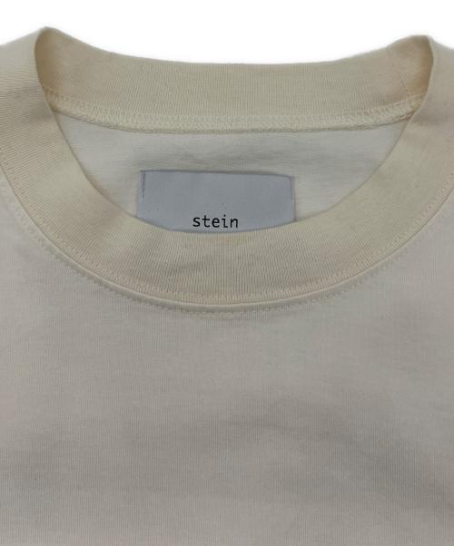 stein（シュタイン）stein (シュタイン) PRINT TEE -POST- ホワイト サイズ:Sの古着・服飾アイテム