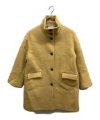 UNITED ARROWS TOKYOユナイテッドアローズトウキョウ）の古着「UNITED ARROWS TOKYO スタンドカラー ミドルコート」｜イエロー