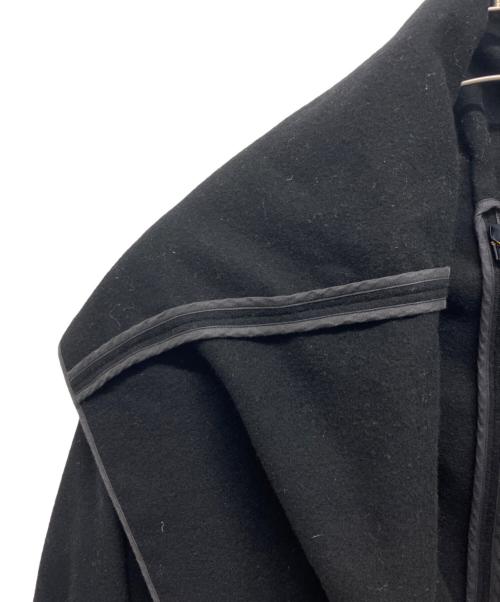 COMME des GARCONS（コムデギャルソン）COMME des GARCONS (コムデギャルソン) 変形ウールポンチョコート ブラック サイズ:Mの古着・服飾アイテム