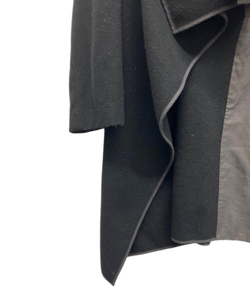COMME des GARCONS（コムデギャルソン）COMME des GARCONS (コムデギャルソン) 変形ウールポンチョコート ブラック サイズ:Mの古着・服飾アイテム