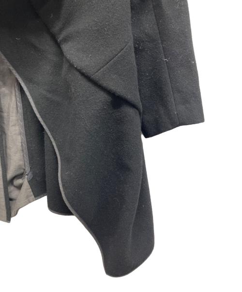 COMME des GARCONS（コムデギャルソン）COMME des GARCONS (コムデギャルソン)  99AW トランスフォームドグラマー　変形ウールポンチョコート ブラック サイズ:Mの古着・服飾アイテム