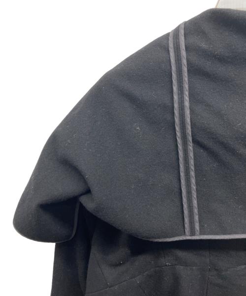 COMME des GARCONS（コムデギャルソン）COMME des GARCONS (コムデギャルソン)  99AW トランスフォームドグラマー　変形ウールポンチョコート ブラック サイズ:Mの古着・服飾アイテム