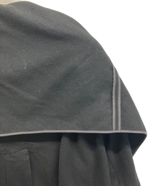 COMME des GARCONS（コムデギャルソン）COMME des GARCONS (コムデギャルソン)  99AW トランスフォームドグラマー　変形ウールポンチョコート ブラック サイズ:Mの古着・服飾アイテム