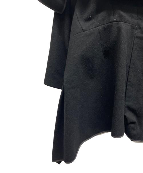 COMME des GARCONS（コムデギャルソン）COMME des GARCONS (コムデギャルソン) 変形ウールポンチョコート ブラック サイズ:Mの古着・服飾アイテム
