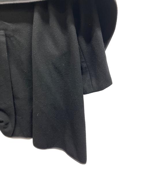 COMME des GARCONS（コムデギャルソン）COMME des GARCONS (コムデギャルソン)  99AW トランスフォームドグラマー　変形ウールポンチョコート ブラック サイズ:Mの古着・服飾アイテム