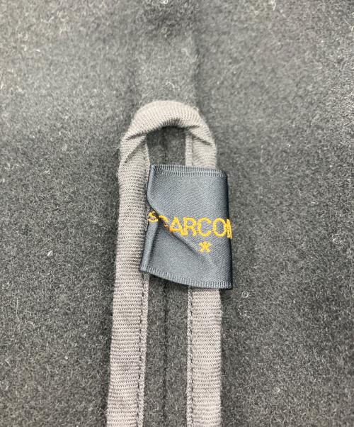 COMME des GARCONS（コムデギャルソン）COMME des GARCONS (コムデギャルソン)  99AW トランスフォームドグラマー　変形ウールポンチョコート ブラック サイズ:Mの古着・服飾アイテム