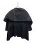 COMME des GARCONS (コムデギャルソン)  99AW トランスフォームドグラマー　変形ウールポンチョコート ブラック サイズ:M：40000円