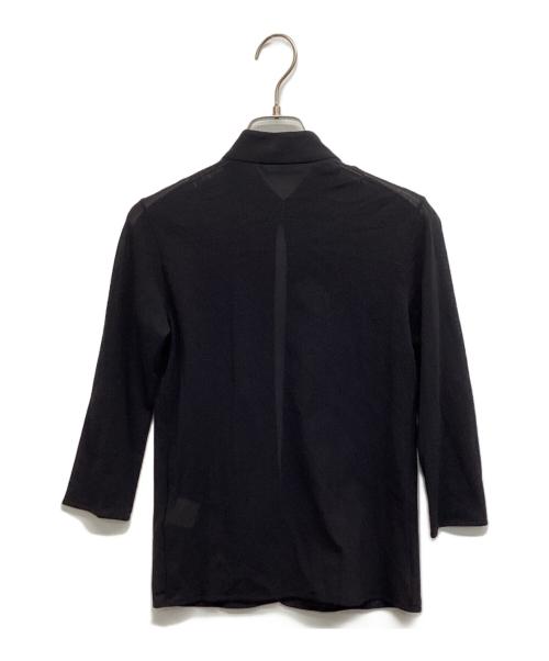 VIVIENNE TAM（ヴィヴィアンタム）VIVIENNE TAM (ヴィヴィアンタム) パワーネットスタンドカットソー ブラックの古着・服飾アイテム