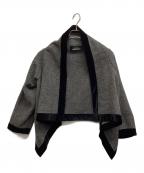 tricot COMME des GARCONSトリココムデギャルソン）の古着「ウールドレープジャケット」｜グレー