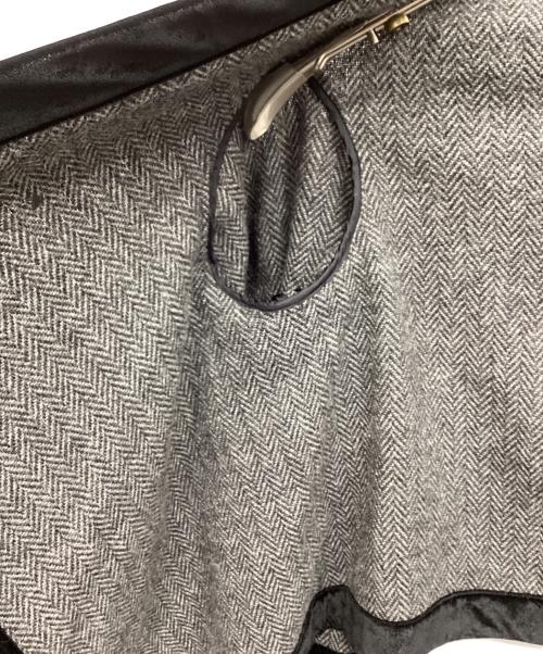 tricot COMME des GARCONS（トリココムデギャルソン）tricot COMME des GARCONS (トリココムデギャルソン) ウールドレープジャケット グレー サイズ:Freeの古着・服飾アイテム