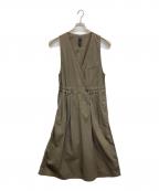 MHLエムエイチエル）の古着「HIGH TWIST COTTON TWILL DRESS」｜オリーブ