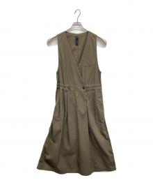 MHL（エムエイチエル）の古着「HIGH TWIST COTTON TWILL DRESS」｜オリーブ