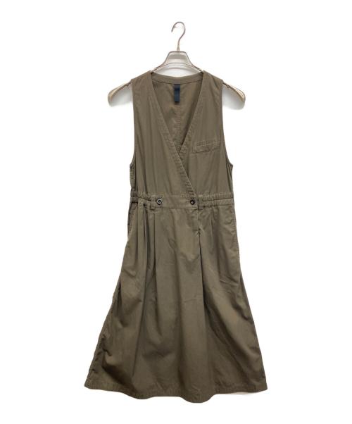 MHL（エムエイチエル）MHL (エムエイチエル) HIGH TWIST COTTON TWILL DRESS オリーブ サイズ:1の古着・服飾アイテム