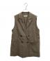 SACRA（サクラ）の古着「LINEN COTTON CHAMBRAY GILET」｜グレー