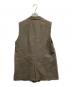SACRA (サクラ) LINEN COTTON CHAMBRAY GILET グレー サイズ:38：7000円