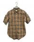 BURBERRY（バーバリー）の古着「ノヴァチェックスリーブボタンシャツ」｜ベージュ
