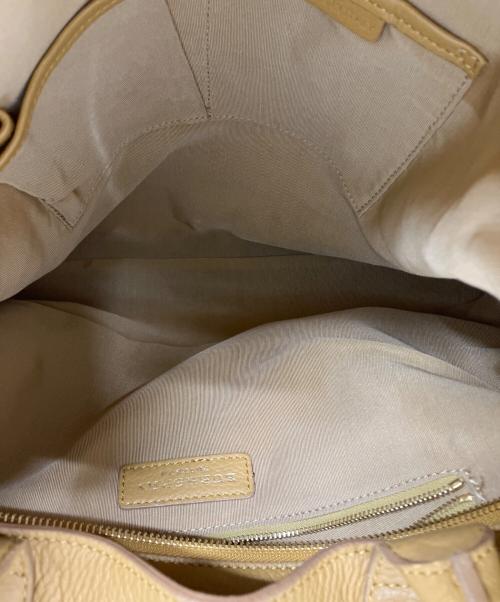 BURBERRY（バーバリー）BURBERRY (バーバリー) 2way レザートートバッグ イエローの古着・服飾アイテム