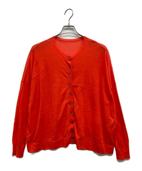 Spick and Span（スピック＆スパン）Spick and Span (スピック＆スパン) 2way ウォッシャブル シアーカーディガン レッド サイズ:Freeの古着・服飾アイテム