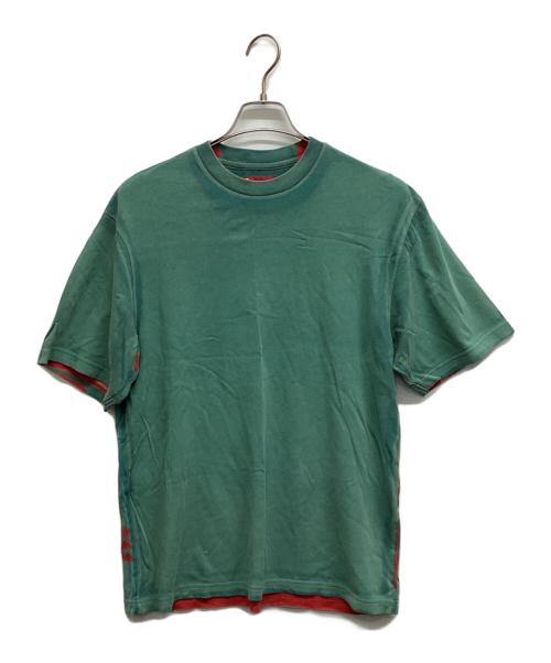 SUPREME（シュプリーム）Supreme (シュプリーム) DISCHARGE S/S TOP グリーン サイズ:Sの古着・服飾アイテム