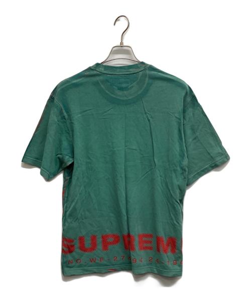 SUPREME（シュプリーム）Supreme (シュプリーム) DISCHARGE S/S TOP グリーン サイズ:Sの古着・服飾アイテム