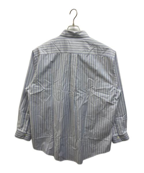 BROOKS BROTHERS（ブルックスブラザーズ）BROOKS BROTHERS (ブルックスブラザーズ) ストライプBDシャツ ブルー サイズ:Lの古着・服飾アイテム