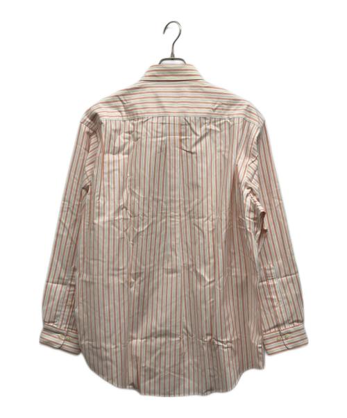 BROOKS BROTHERS（ブルックスブラザーズ）BROOKS BROTHERS (ブルックスブラザーズ) ストライプBDシャツ オレンジ サイズ:Lの古着・服飾アイテム