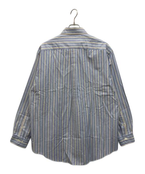 BROOKS BROTHERS（ブルックスブラザーズ）BROOKS BROTHERS (ブルックスブラザーズ) ストライプBDシャツ ブルー サイズ:Lの古着・服飾アイテム