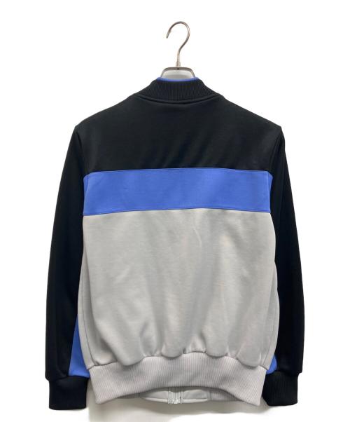 adidas（アディダス）adidas (アディダス) 80'sヴィンテージトラックジャケット ブラック×パープル サイズ:Mの古着・服飾アイテム