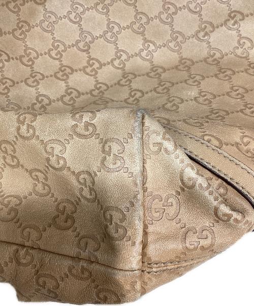 GUCCI（グッチ）GUCCI (グッチ) GG シマ トートバッグ ベージュ サイズ:下記参照の古着・服飾アイテム