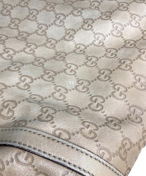 GUCCI（グッチ）GUCCI (グッチ) GG シマ トートバッグ ベージュ サイズ:下記参照の古着・服飾アイテム