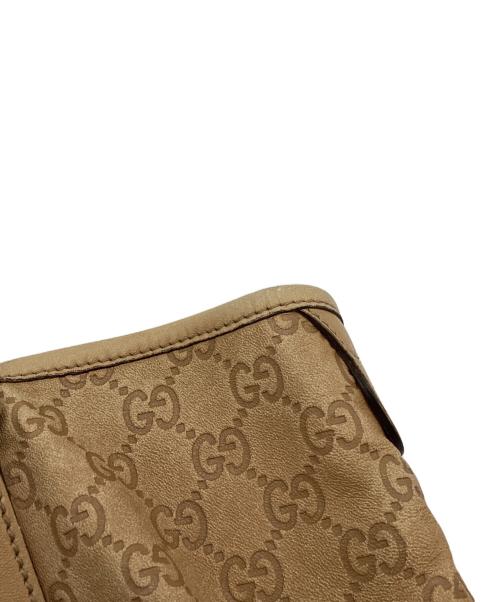 GUCCI（グッチ）GUCCI (グッチ) GG シマ トートバッグ ベージュ サイズ:下記参照の古着・服飾アイテム