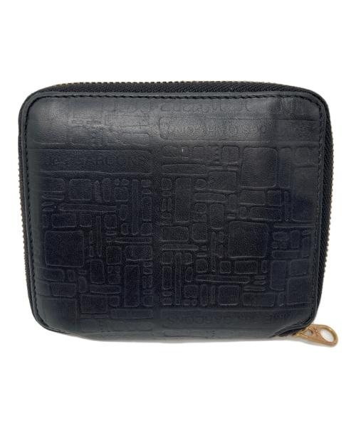 COMME des GARCONS（コムデギャルソン）COMME des GARCONS (コムデギャルソン) 型押しジップウォレット ブラック サイズ:下記参照の古着・服飾アイテム