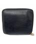 COMME des GARCONS (コムデギャルソン) 型押しジップウォレット ブラック サイズ:下記参照：10000円