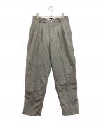 Omar Afridiオマールアフリディ）の古着「Pressed Trousers」｜グレー