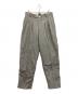 Omar Afridi（オマールアフリディ）の古着「Pressed Trousers」｜グレー
