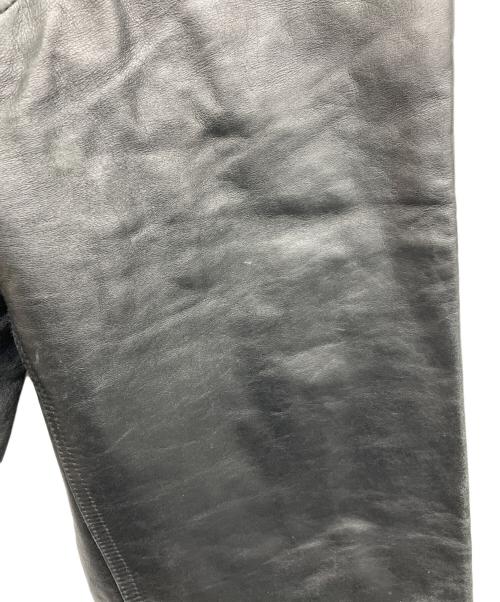 GAP（ギャップ）GAP (ギャップ) boot fit LEATHER パンツ ブラック サイズ:31×32の古着・服飾アイテム