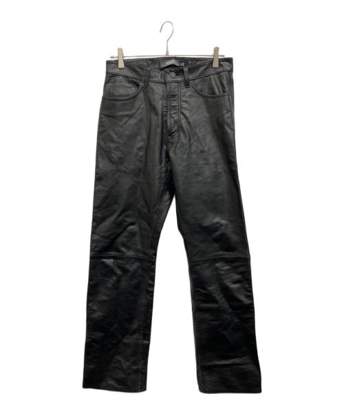 GAP（ギャップ）GAP (ギャップ) boot fit LEATHER パンツ ブラック サイズ:31×32の古着・服飾アイテム