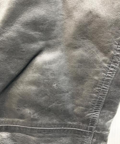 GAP（ギャップ）GAP (ギャップ) boot fit LEATHER パンツ ブラック サイズ:31×32の古着・服飾アイテム