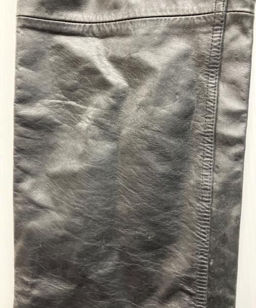 GAP（ギャップ）GAP (ギャップ) boot fit LEATHER パンツ ブラック サイズ:31×32の古着・服飾アイテム