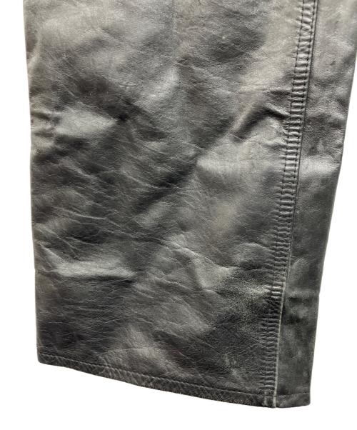 GAP（ギャップ）GAP (ギャップ) boot fit LEATHER パンツ ブラック サイズ:31×32の古着・服飾アイテム