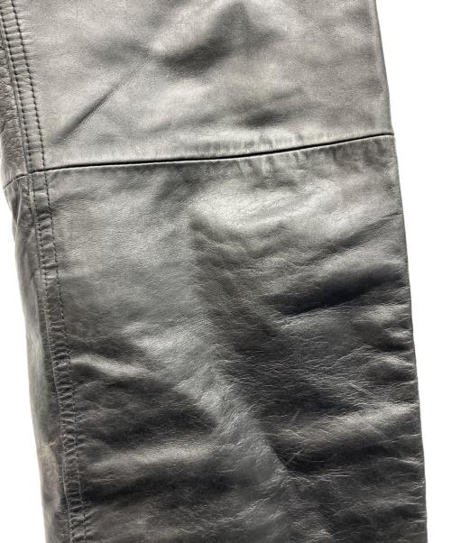 GAP（ギャップ）GAP (ギャップ) boot fit LEATHER パンツ ブラック サイズ:31×32の古着・服飾アイテム